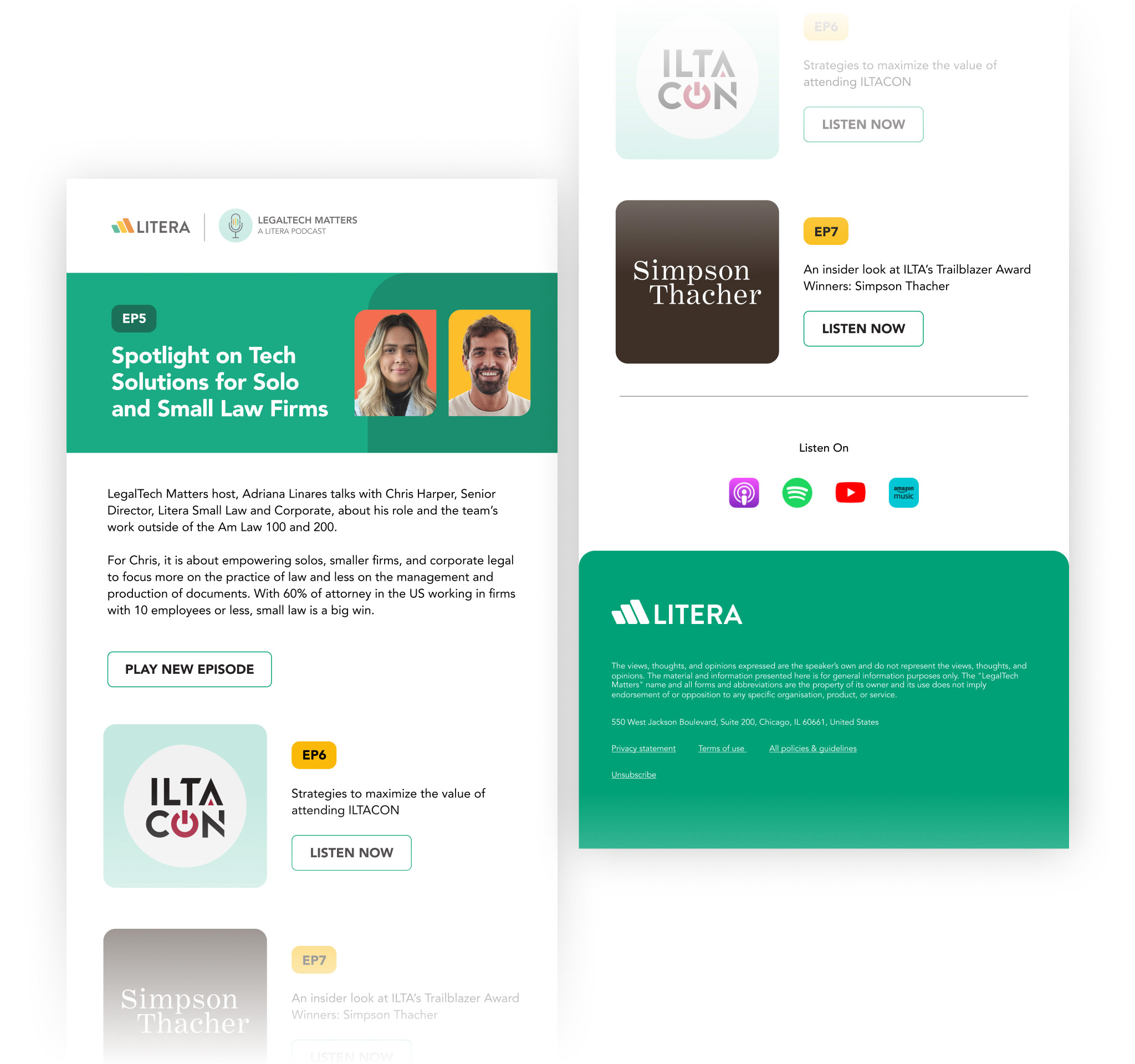 LegalTech Matters launch banner